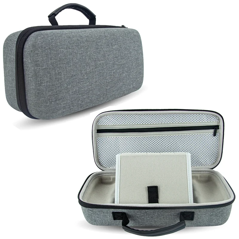 アクセサリー耐衝撃EVAトラベルキャリーケース ポータブルバッグ 10x7インチ (ブラック) アクセサリー耐衝撃EVAトラベルキャリーケース ポータブルバッグ 10x7