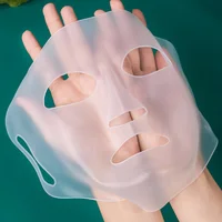 3D Silicone Face Mask Women Skin Care Moisturizing Lifting Firming Anti Wrinkle Reusable Gel Sheet Mask Facial Skin Care Tool 1