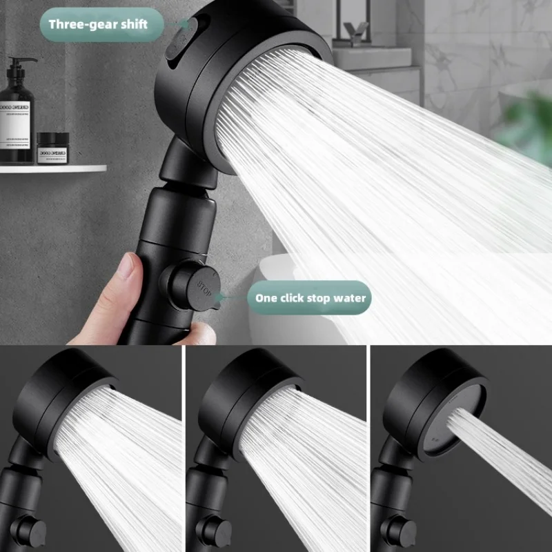 Home Pressurized Shower Head Filtered Water Shower Nozzle Bathroom Handheld Shower Accessories 6