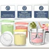Ripple Ice Cream Cup NC500 NC501 is Suitable for Ninja Creami Ice Cream Storage Cup 6