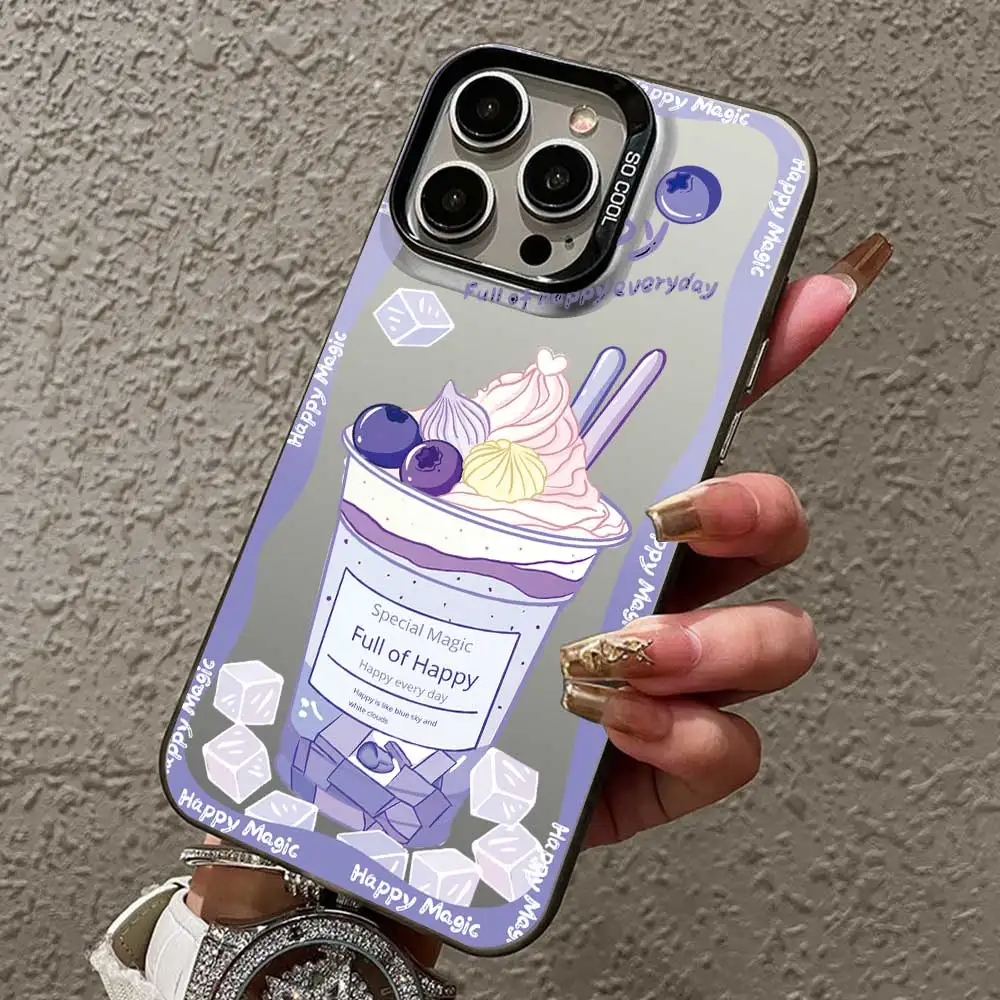 Silver IMD Decorative Phone Case