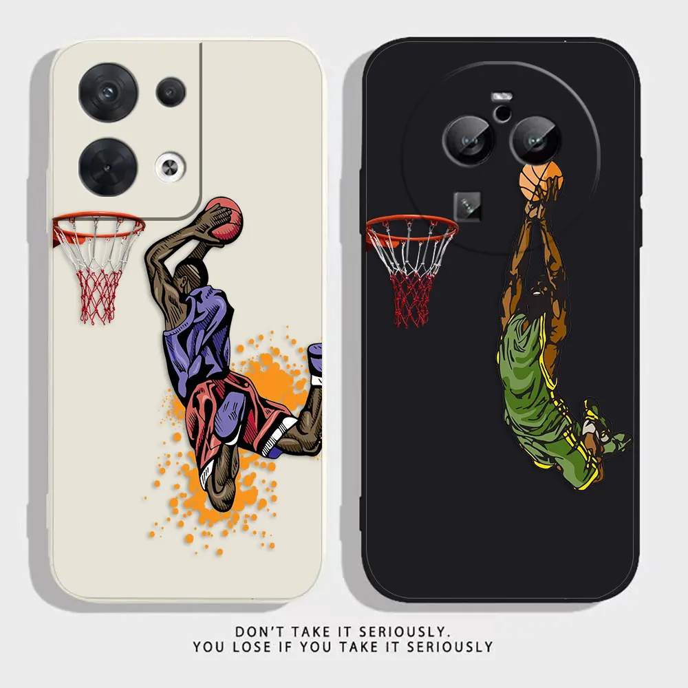 Leaps Dunks Cestini Cassa Del Telefono Per Oppo Find X5 X3 X2 Reno Ace Z Realme C20 C21 C33 C35 C53 C55 X50 X 5G Pro Case Funda Shell