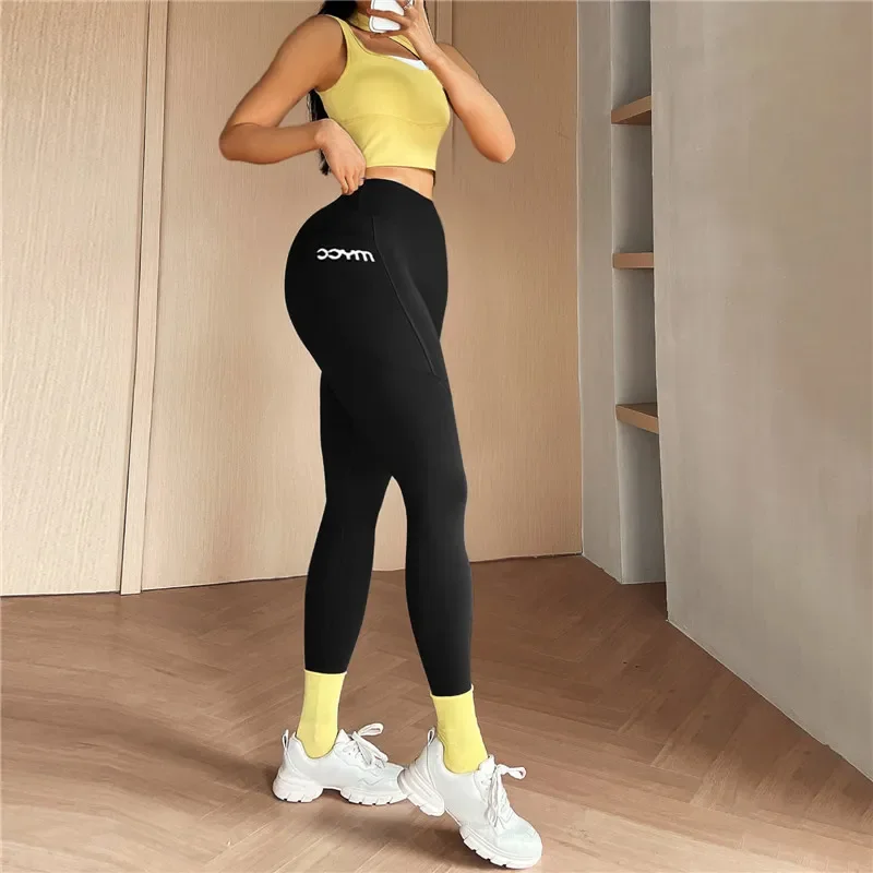 

2023 Simulated Dynamic Shark Skin Slender Leggings Women Spring Summer Pencil Pants Legs Body Shaping Booty Lifting Leggings