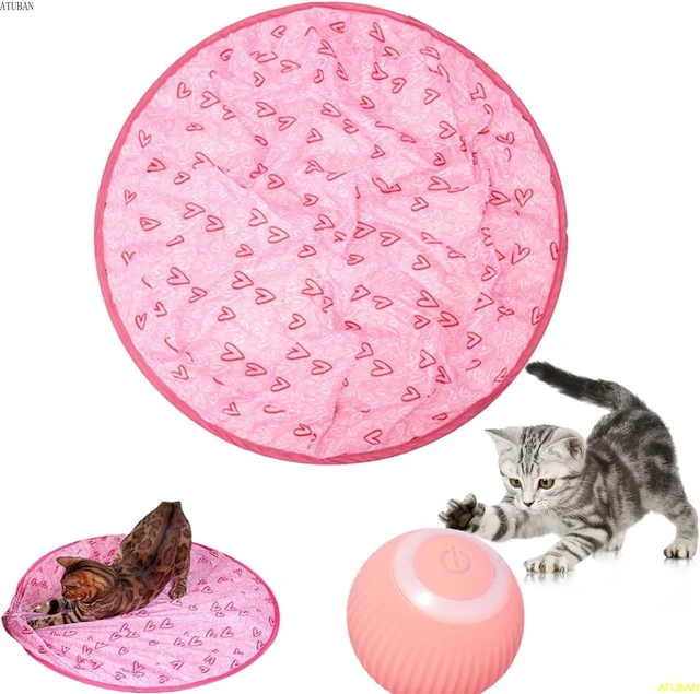 Gertar Cat Toy, Guitar Cat Toy, Gertar Cat Tunnel Toy, Gertar Interactive  Hunting Cat Toy, Cat Hunting Toys for Indoor Cats, Simulated Interactive