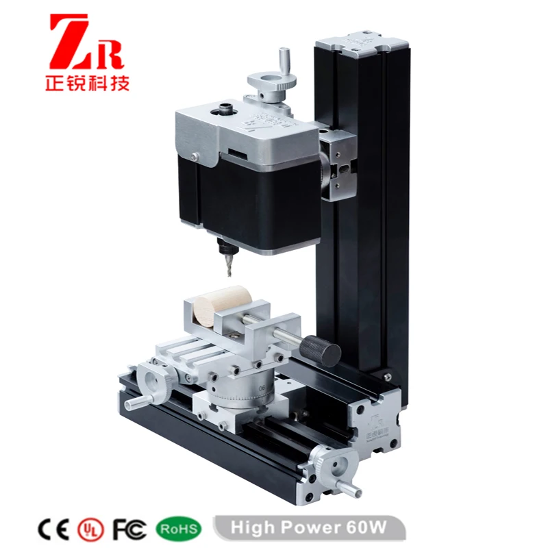 

Big Power 60W All-metal Five-axis Miniature Milling Machine DIY Tools for Creative Maker, Miniature Miller