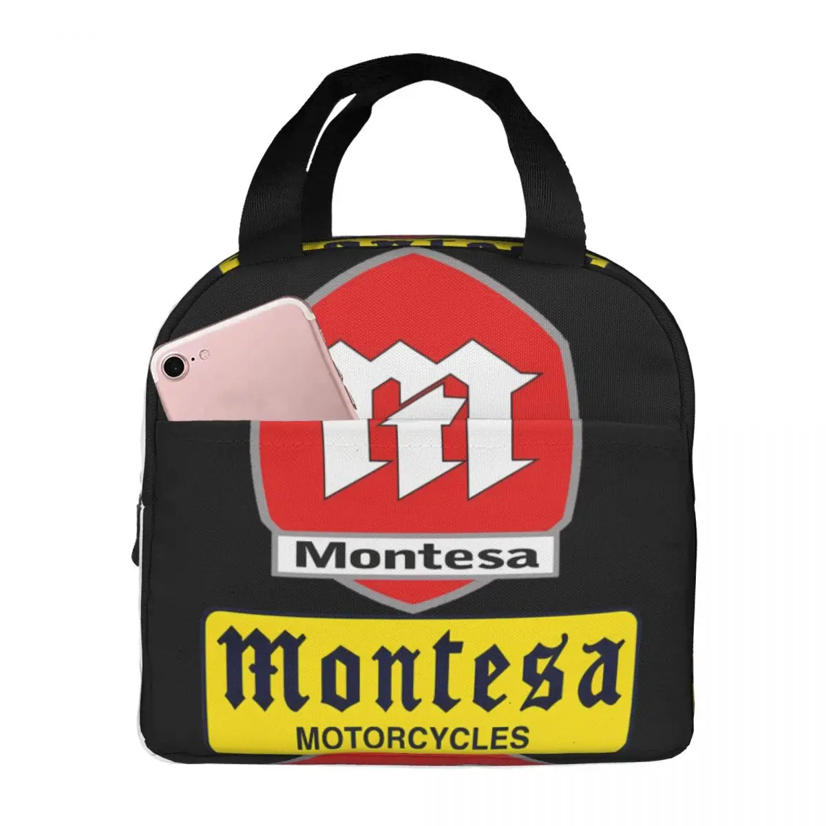 Montesa Motorcycle Lunch Bag Unisex Portable Cooler Insulated Lunch Box Food Bento Box