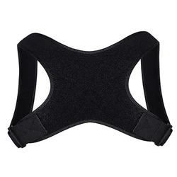 Ergonomic Posture Support Belt - Adjustable Design for Improved Sitting Alignment (Black)