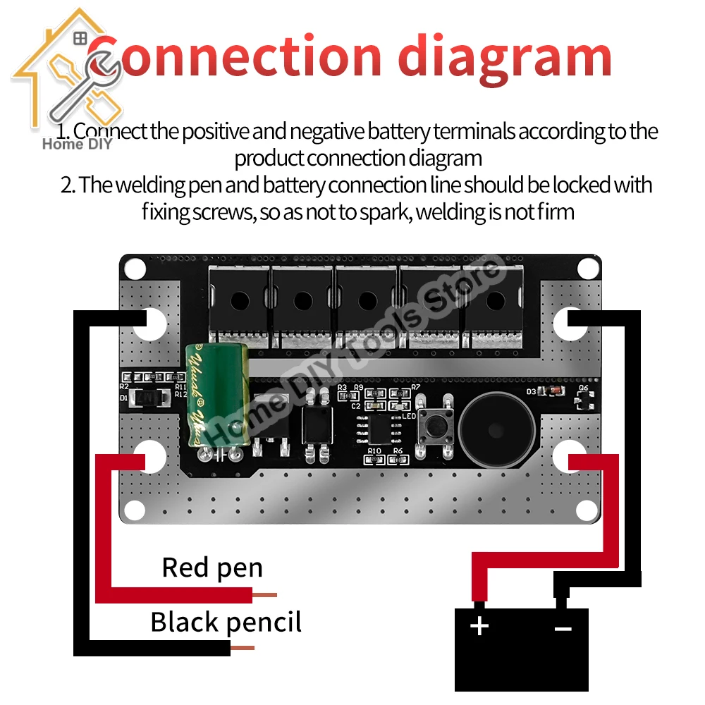 Рисунок 4 - Аппарат для точечной сварки аккумулятора
