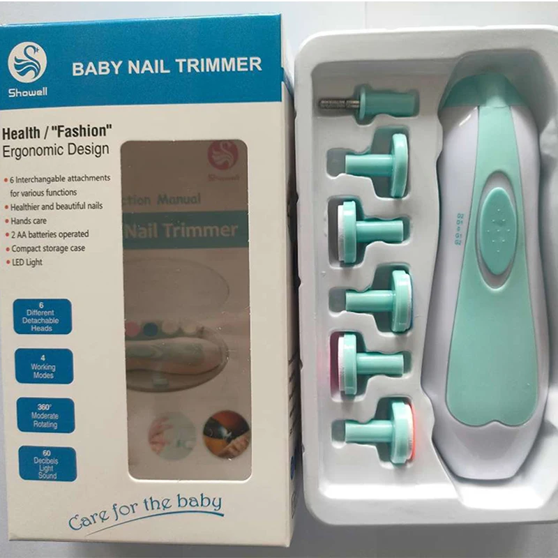 Nail Trimmer Nail Clipper Kids Safe Electric Baby Nail Trimmer Electric Baby Nail Clipper Care Tools For Newborn Fingernails and Toenails