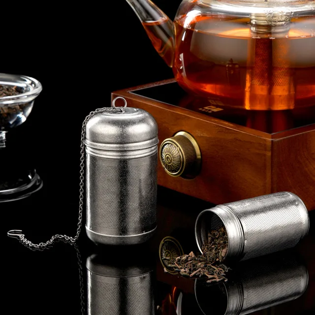 Pure Titanium Tea Infuser Universal Tea Filter Teaware Accessories High -value Coffee Spice Water Separation Warehouse Kitchen 6