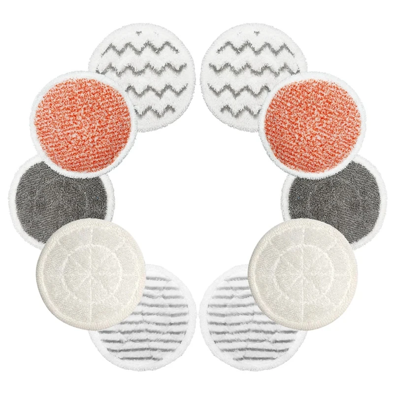 10 Pezzi Mop Pad Per Shark S7000 S7001Tgt S7005 S7020 Serie Steam Mop Pad Steam Mop Pad Per Pavimenti Duri Accessori Di Ricambio