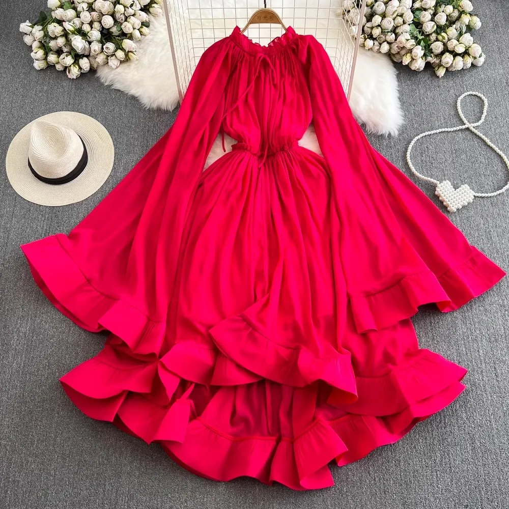 kids long sleeve dress Gettin' Western Long Sleeve Fringe Dress Kids (6-7) 6 main image 0