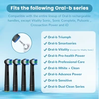 Replacement Toothbrush Heads Compatible with Oral B Braun Professional Electric Brush Heads 1000 1500 3000 6000 7000 7500 8000 2