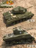 Remote Control Tank Henglong 1:30 US 2.4Ghz Wireless Combat Simulation Tank Model RC 320 ° Rotating Toy Children's Outdoor Gift 3