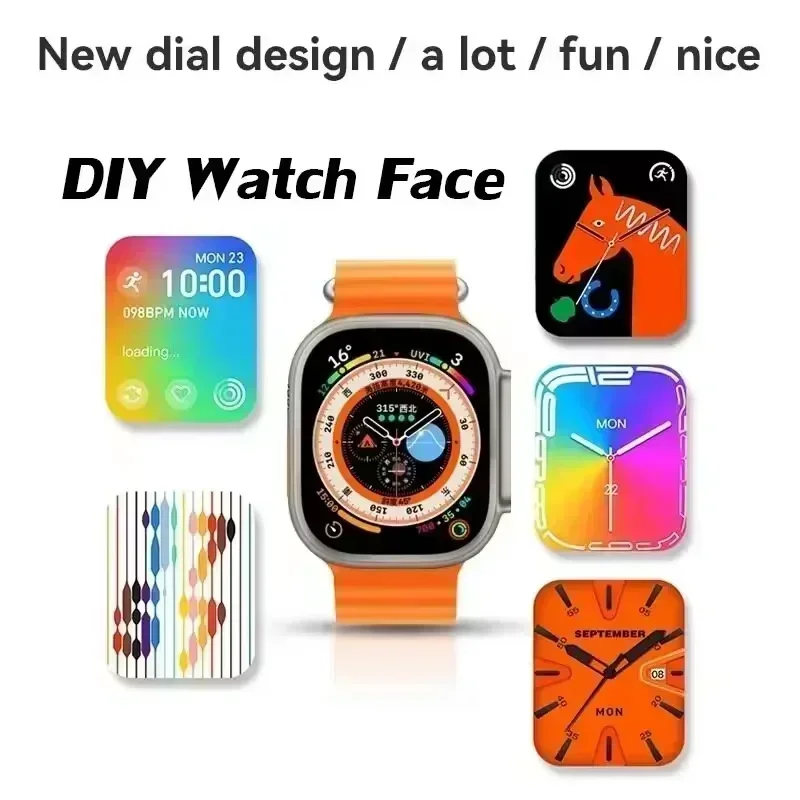 7 in 1 Strap Smart Watch D70 ULTRA3 Sports Watch for Men Women Heart rate Bluetooth Call Music Wireless charging Smart Watch 2
