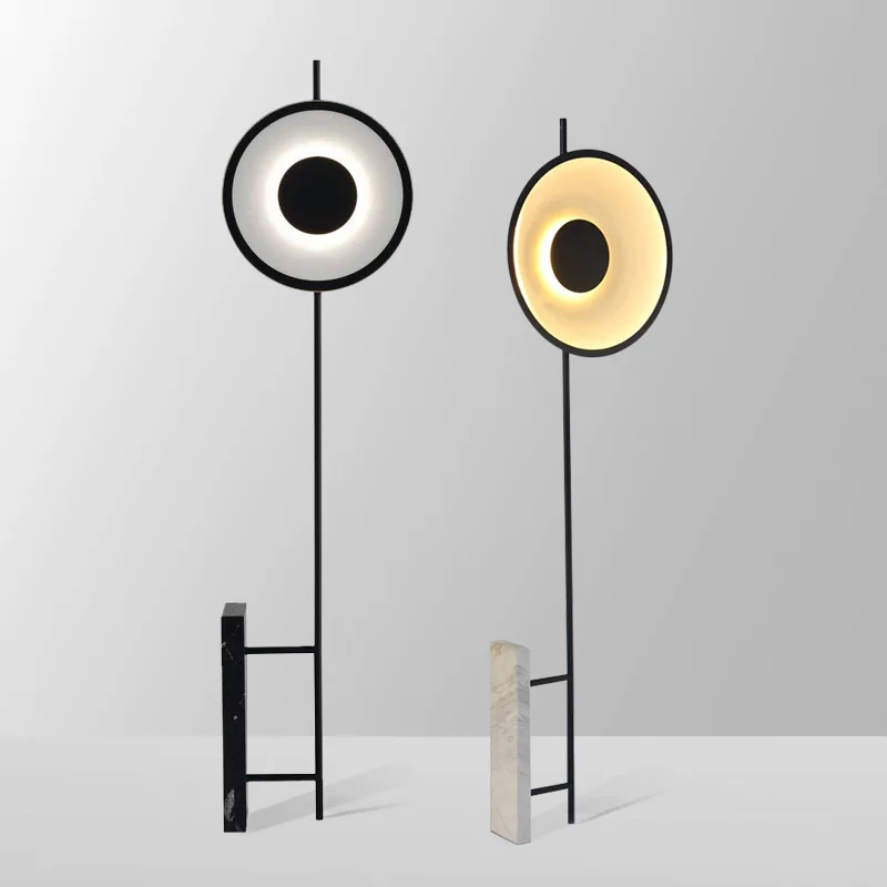 Hong Kong style post-modern creative marble table lamp Nordic living room, study bedroom, bedside lamp, American hotel floor