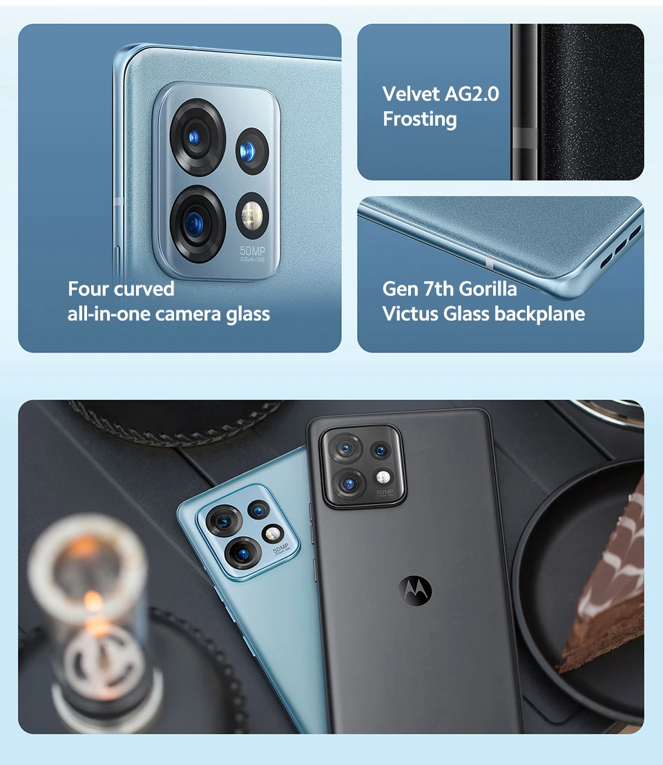 Smartphone- four curved all in one camera glass, velvet AG2.0 Frosting