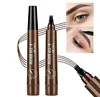 4-Fork Eyebrow Pencil Waterproof Liquid Eyebrow Pen Makeup Long Lasting Tattoo Pen Microblade Makeup Brow Pencil Cosmetic 1