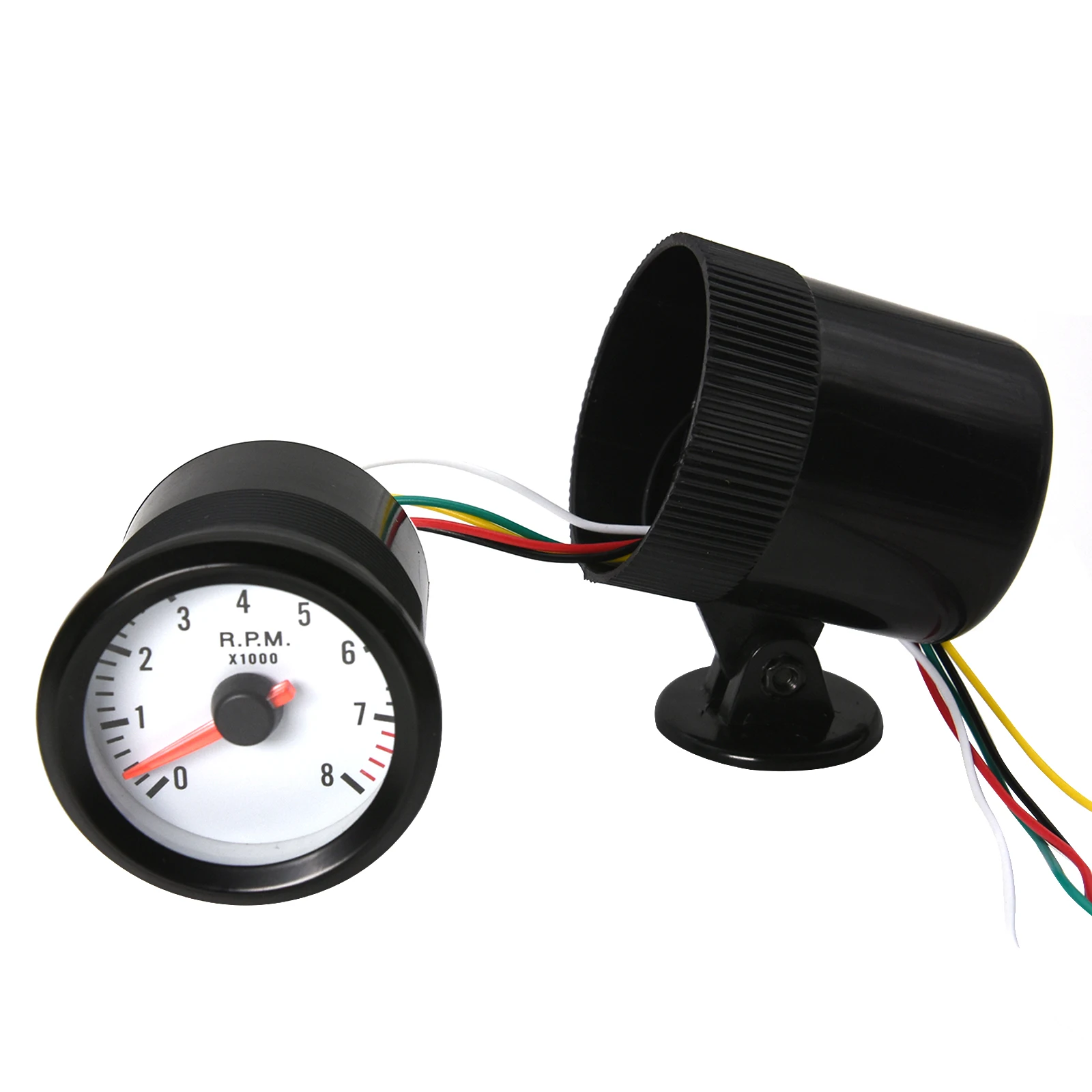 CHROME AUTO TACHOMETER Gauge 0-11000 RPM Blue LED Tacho Meter with Shift  Light $23.00 - PicClick