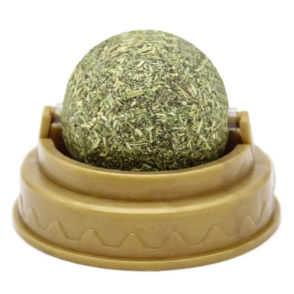 Natural Rotating Mint Ball Cat Candy Licking 1