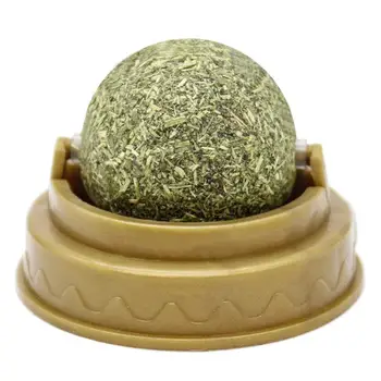Natural Rotating Mint Ball Cat Candy Licking 1