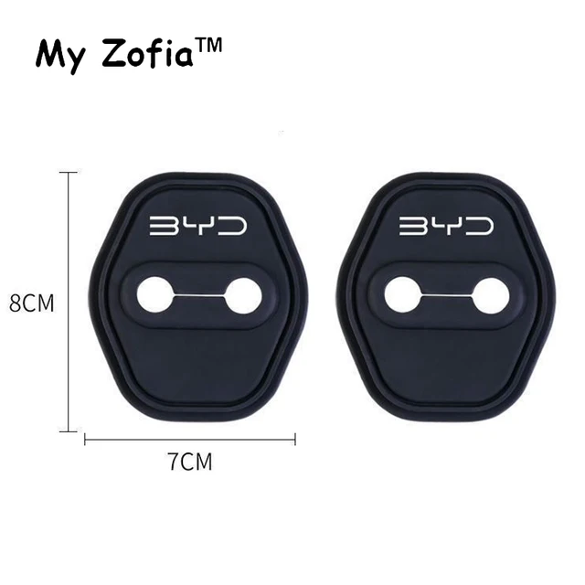 For BYD Seal U Sealion 6 2024 2025 Door Mute Damping Cushion Silicone Door Lock Buckle Car Door Anti-collision Protective Cover 2