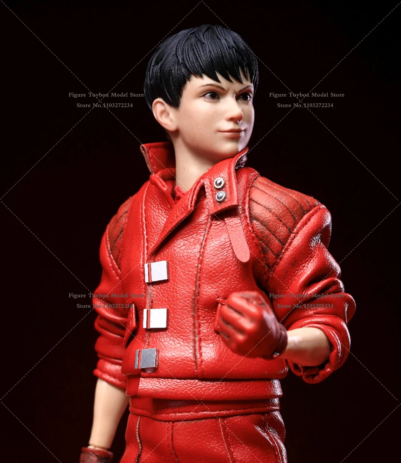 POR TOYS 1/12 Red Leather Motorcycle Boy Kaneda Akira Action