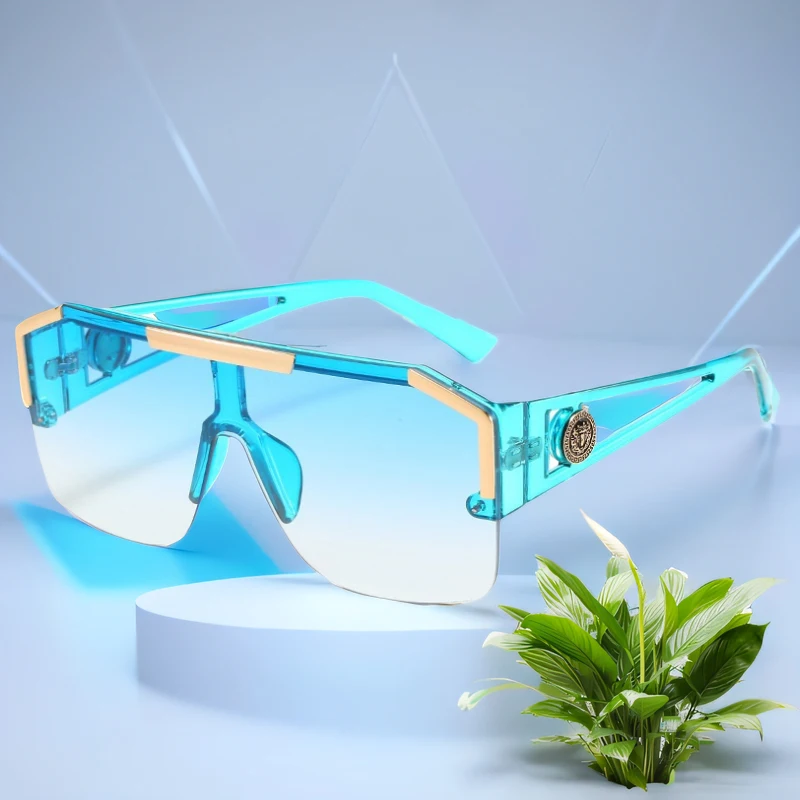 Lion Head Big Frame Sunglasses for Female