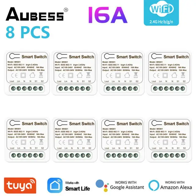 8Pcs Smart Switch