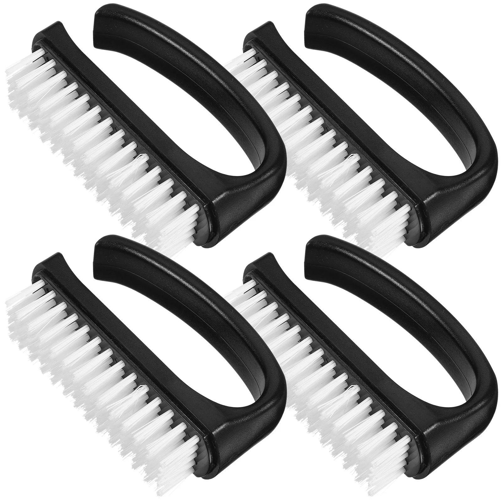 4 Pcs Hard Nail Brush Manicure Pedicure Scrubbing Tool Kit Multifunction Tools 4