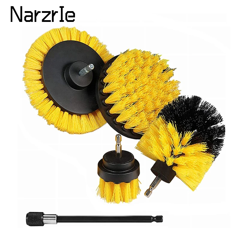 5Pcs3PcsPowerScrubberBrushElectricDrillBrushPowerScrubberBathroomSurfaceTubShower