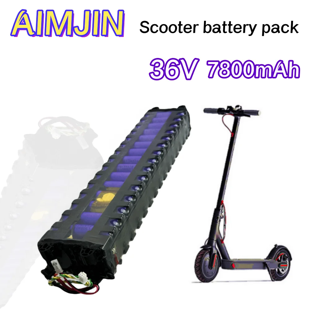 

36V 7800mAh 18650 Lithium Battery Pack 10S3P , Suitable for Xiaomi Mijia Electric Scooter M365 Special Battery