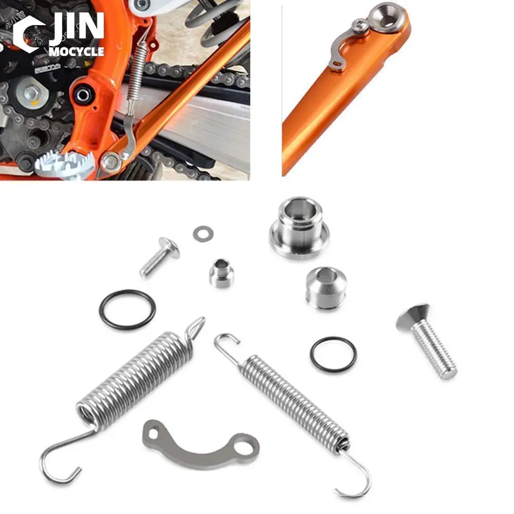 

Sidestand Kickstand Bolt Stand Plug Socket Springs Botls Sets For 500 XCW 500XCW 2012 2013 2014 2015 2016 Motocross Accessories