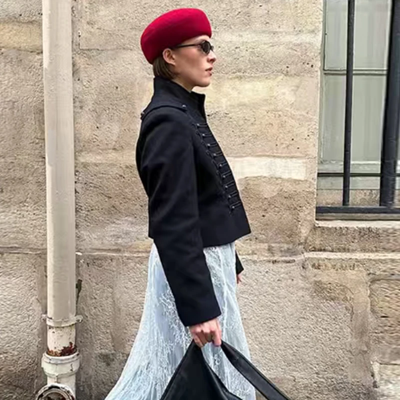 Blouses et vestes pour femmes, nouvelle collection printemps 2026, style rétro britannique unique, élégantes, chics et chaudes, pour jeunes, streetwear et voyage