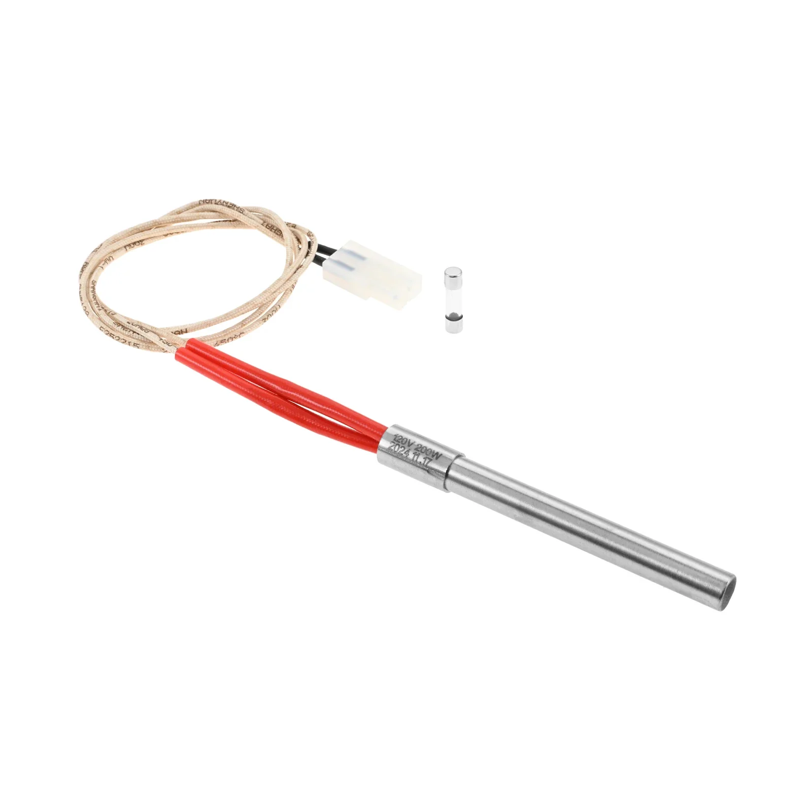 16801-20B Hot Rod Igniter with 1 Fuses Fit for Oklahoma Joe's Rider 600 900 Combo DLX Pellet Grill Igniter Rod Heating Element