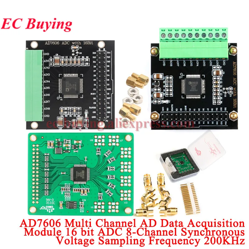AD7606 Mehrkanal-ADC-Analog-zu-Datenerfassungskonvertierungsmodul 16-Bit 8-Kanal-Synchronisation Abtastfrequenz 200 kHz