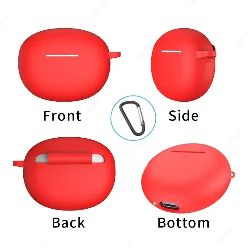 Redmi Buds 4 Active Wireless Headset Silicone Cases Cover for Redmi Buds 4 Active Cases Cover Earphone Case Protective Sleeve