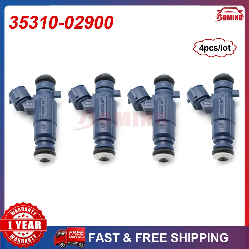 

4pcs/lot New Car Fuel Injector Nozzle 35310-02900 For Hyundai Atos MX i10 PA Kia Picanto BA 1.1 2004-2016 9260930017