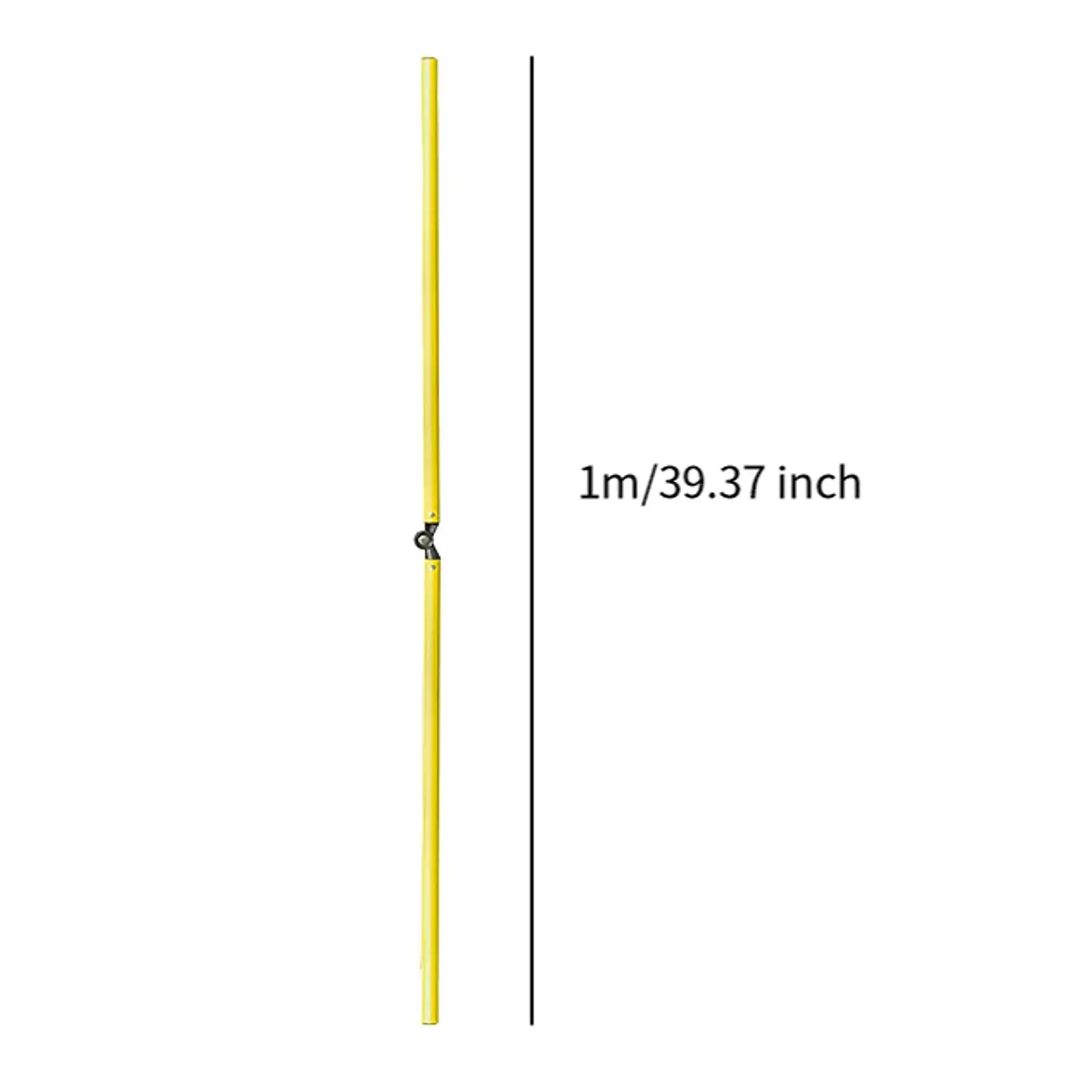 Soccer Agility Training Pole Obstacle Bar Bright Color Soccer Training Equipment for Sports Basketball Athletics Football Soccer