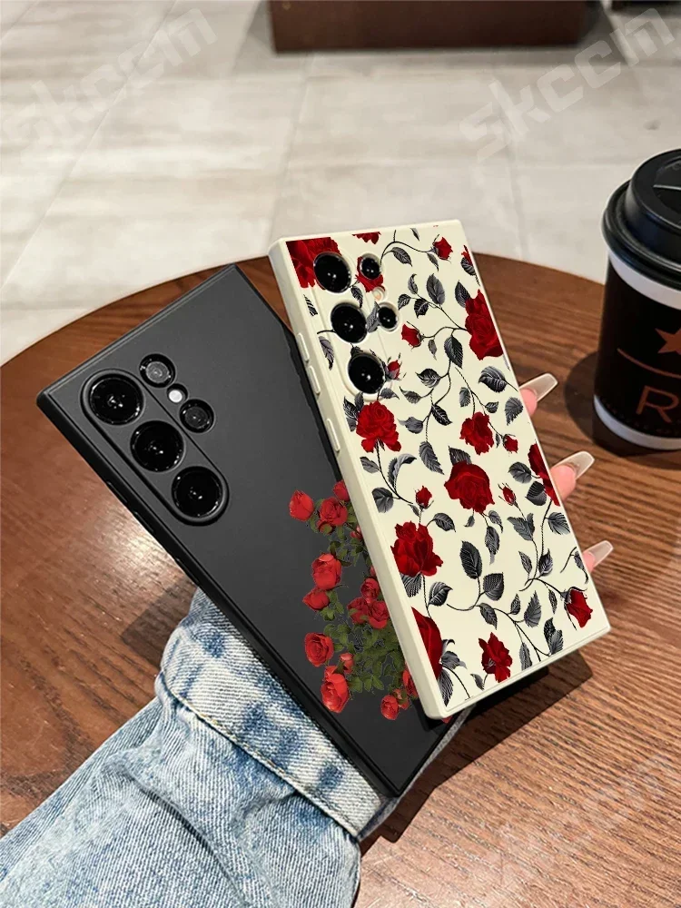 Vintage Rose Design Phone Case - Elegant Retro Fashion Cover