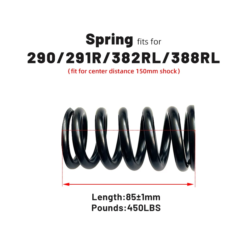 EXA 290 291R 특수 스프링 30.4×85mm 및 DNM DV-22 DV-22AR 스쿠터 자전거 후방 충격 흡수 장치