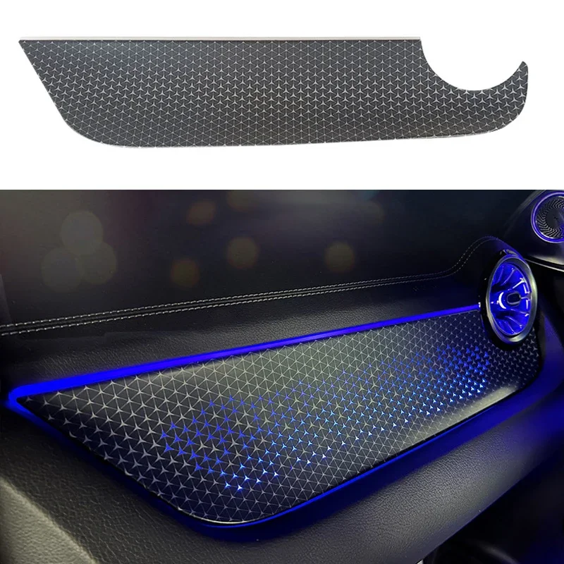 메르세데스 벤츠 B-클래스 W247 GLA H247용 차량 조수석 내부 패널 LED 앰비언트 라이트 센터 콘솔 스타라이트 데코 액세서리