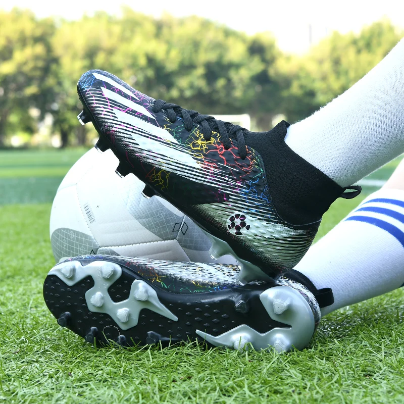 Football Shoes Men Breathable Indoor Outdoor Cleats Futsal