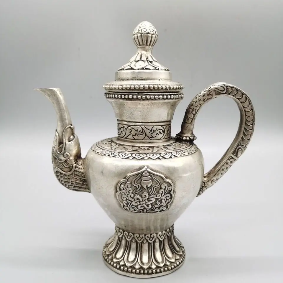 

Antique miscellaneous collection: Bronze ware, white copper, gilded silver, study, home decoration, flower mouth,