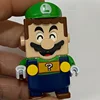 Super Mario Bros Blocks Luigi Buliding Blocks Action Toy Figures Assembly Toys mark box Dolls Children Birthday Gifts spiderman 2