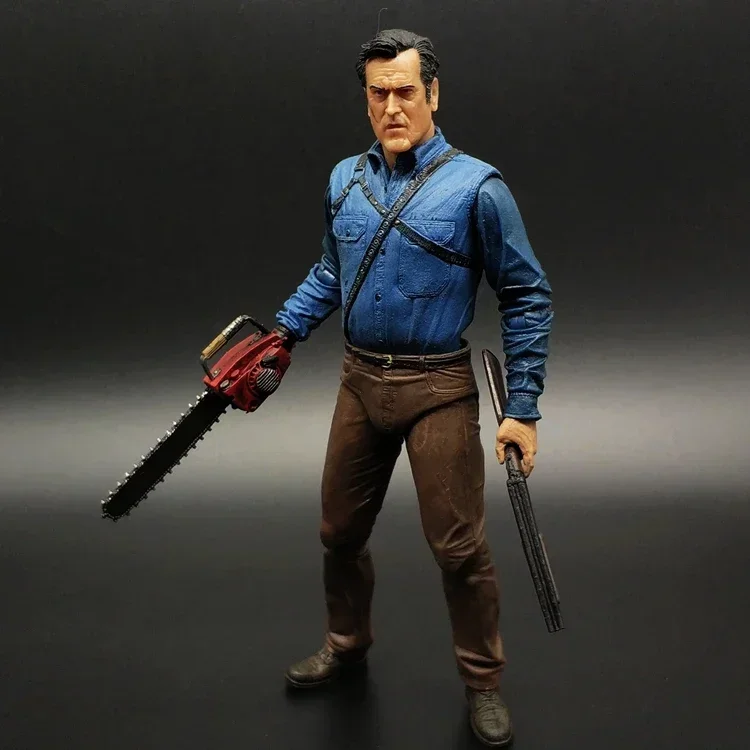 

In Stock NECA The Evil Dead Ash 40th Anniversary 8inches Movable Action Figure Model