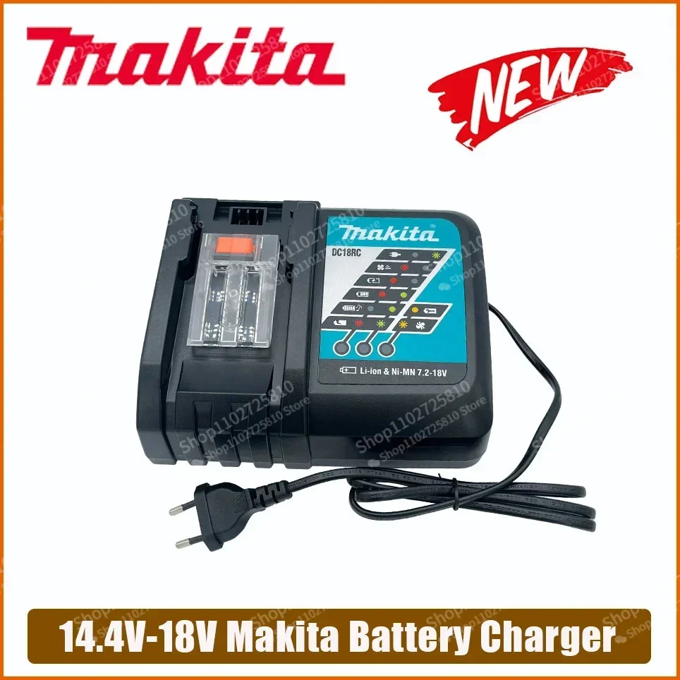 

Makita Original DC18RC Battery Charger Makita 3A 6A 14.4V 18V Bl1830 Bl1430 BL1860 BL1890 Tool Power Charger Usb 18VRC