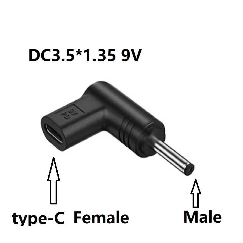 DC 5.5x2.1 5V 9V 12V USB C PD to DC Power Connector Universal Cable for USB RouterType C to DC Jack Plug  Adapter Converte head
