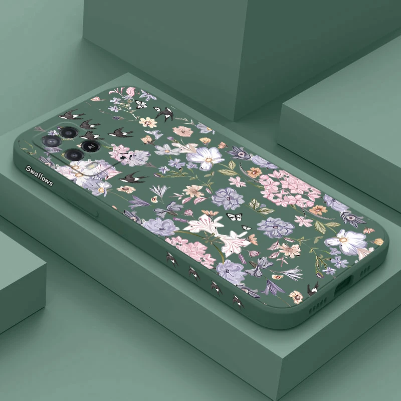 Wilted Flower Silicone Phone Case Cover