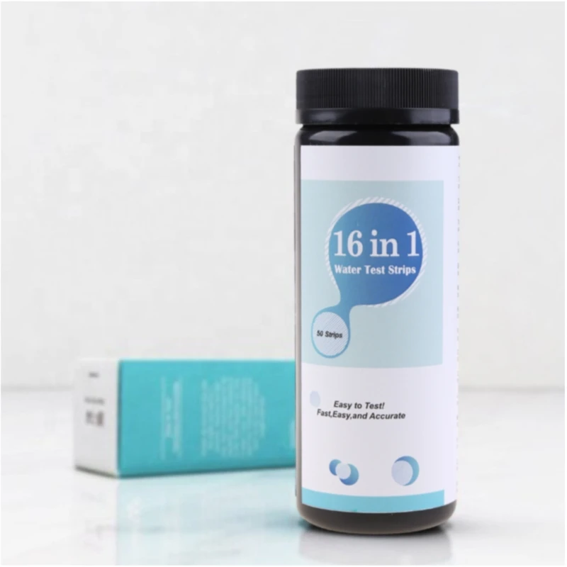 50/100Pcs Drinking Water Test Strips Upgrade 14-in-1/16-in-1 Water Quality Test for Well Tap Easy Quick Detect Hardness PH